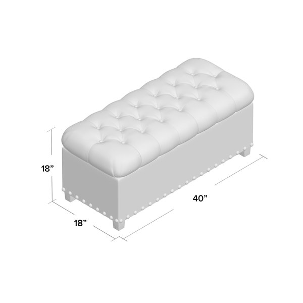 Alcott Hill® Upholstered Flip Top Storage Bench & Reviews Wayfair Canada